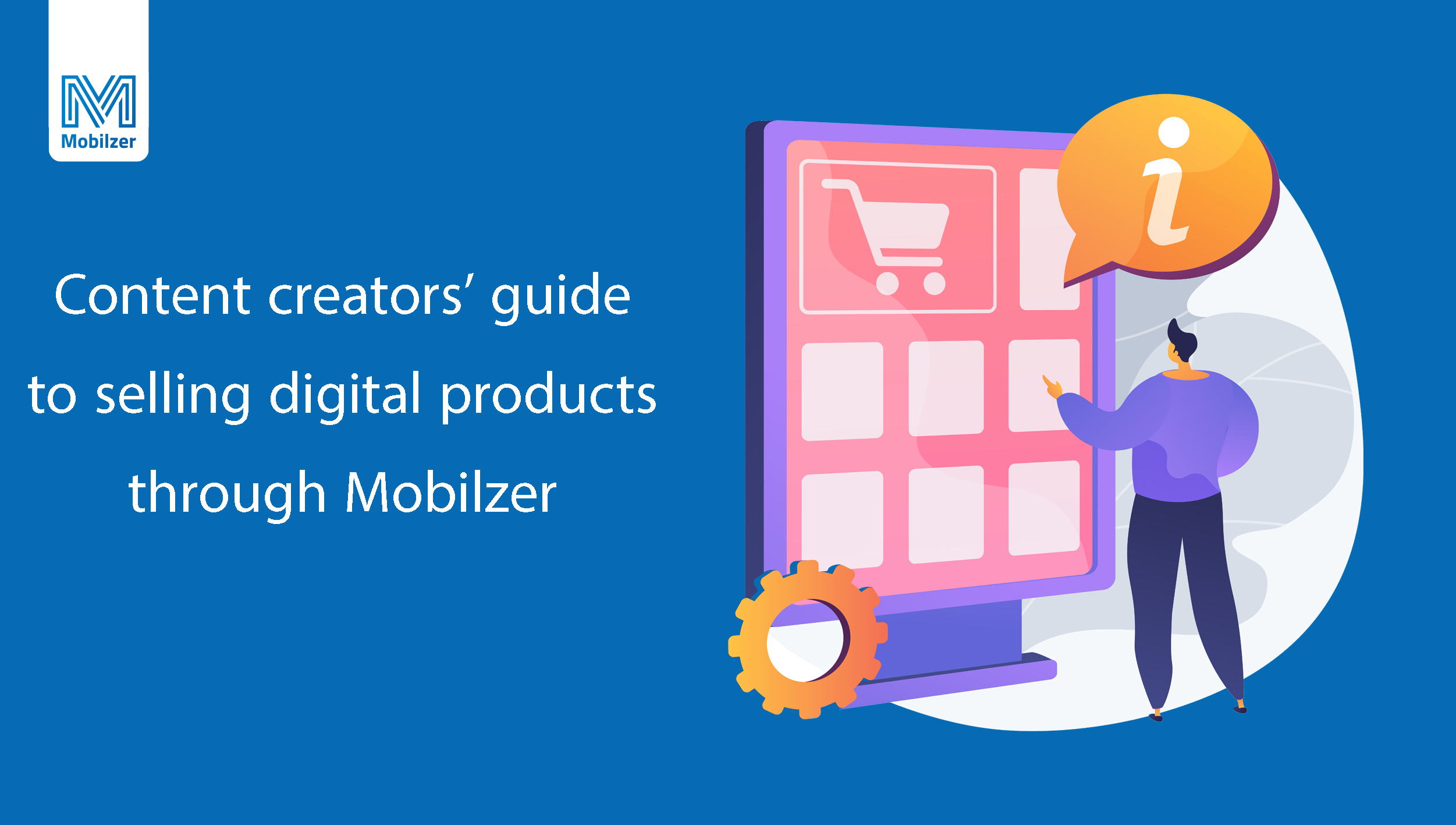 Selling a digital product with Mobilzer